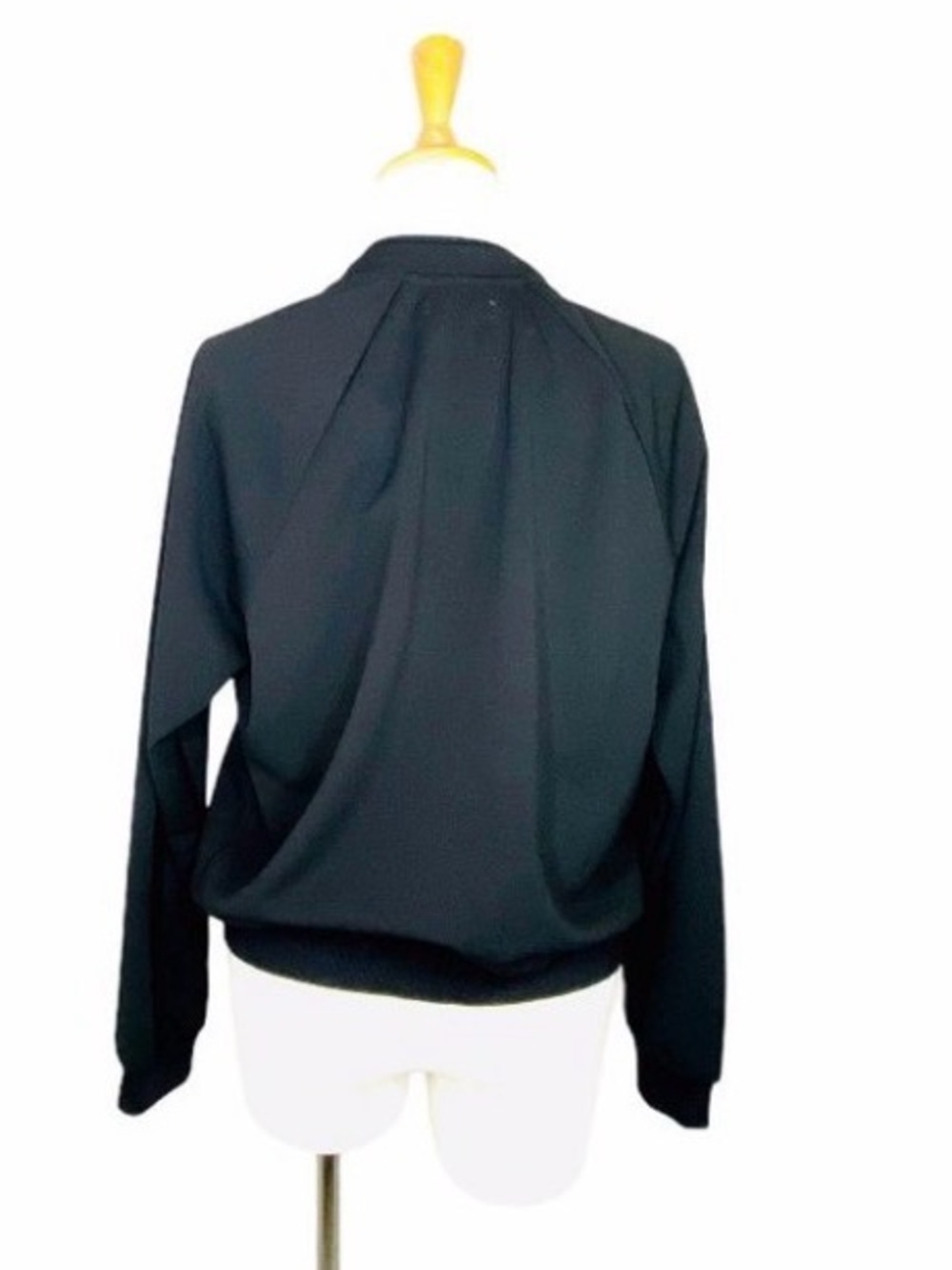 Democracy Track Jacket Black Sz Embroidered Floral - Picture 7 of 11